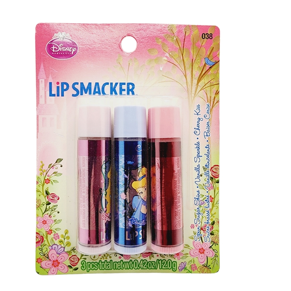 Lip Smacker Disney Princess‎ Fairy Tale Adventure Trio Collection (038) - NEW